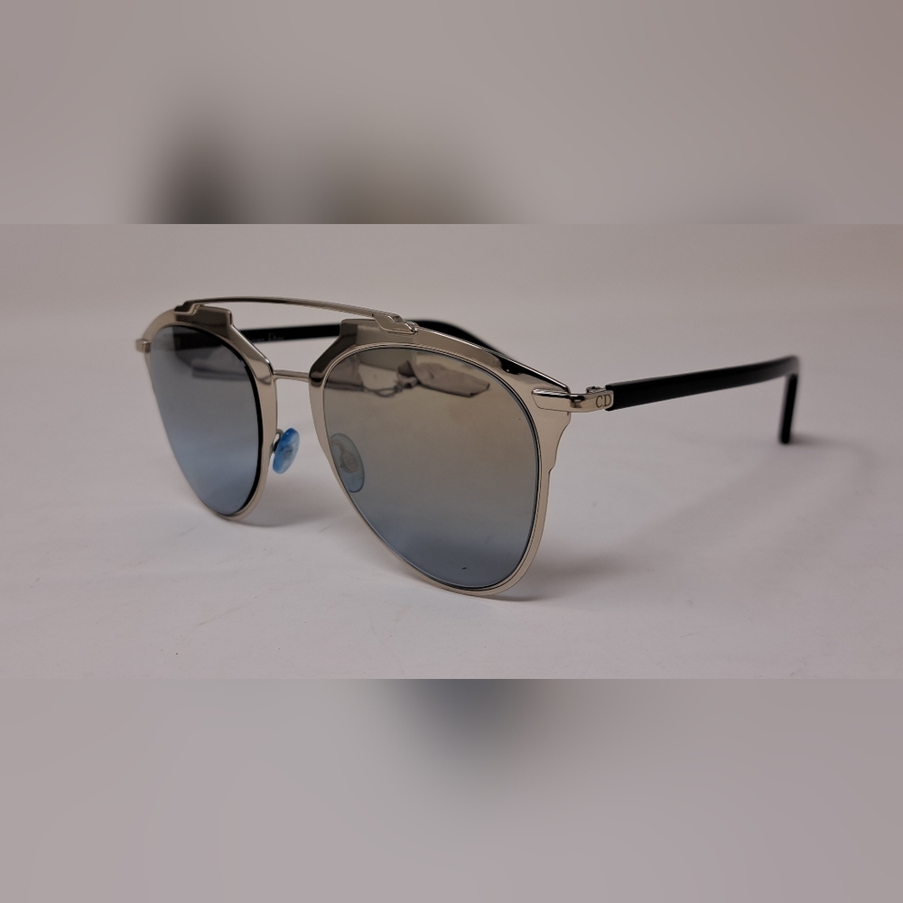 Christian Dior Womens Mirror Aviator Sunglasses Reflected SIlver 85LHD 52-21-140 - Picture 4 of 16